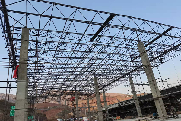 荆州钢结构网架图片
